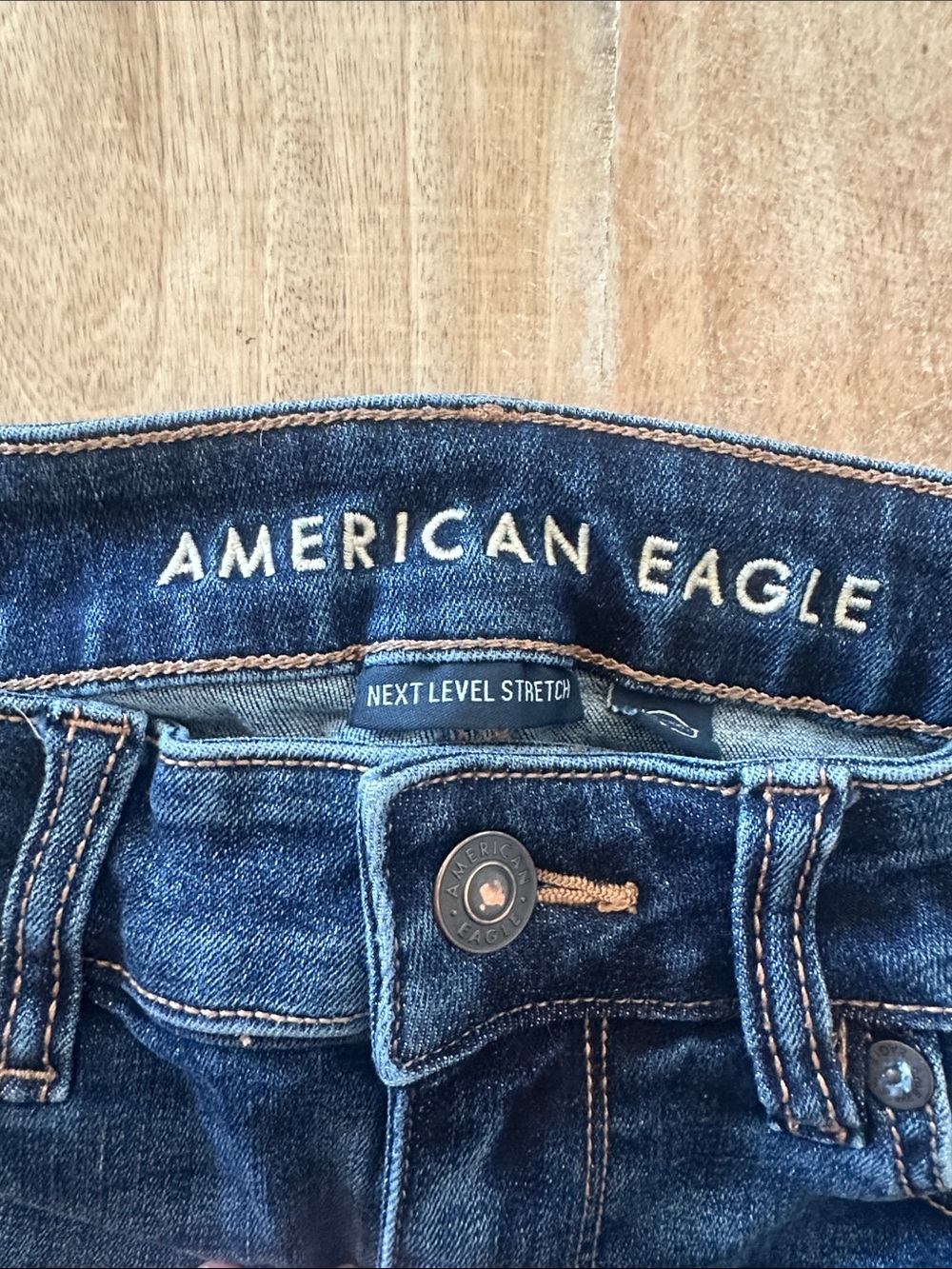American Eagle Outfitters Women’s Dark Blue Stretch Skinny Jeans
